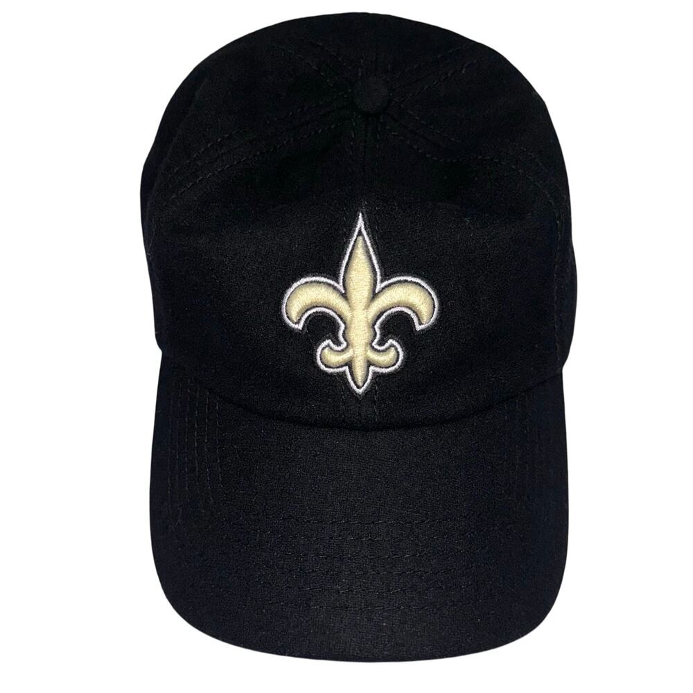 ‘47 Brand NFL Black New Orleans Saints Football Wool Blend Baseball Cap Hat OS